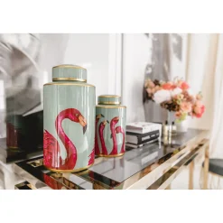 KARE Design Recipient Décoratif Flamingos 29Cm