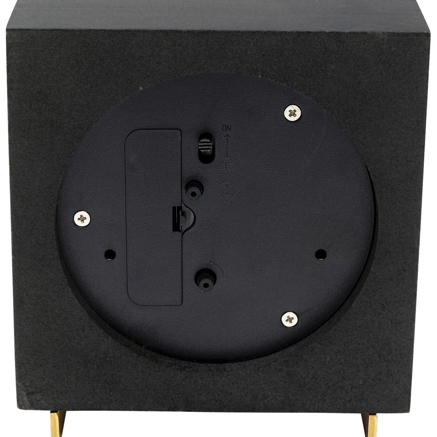 KARE Design Reveil Kian Noir 12X13Cm