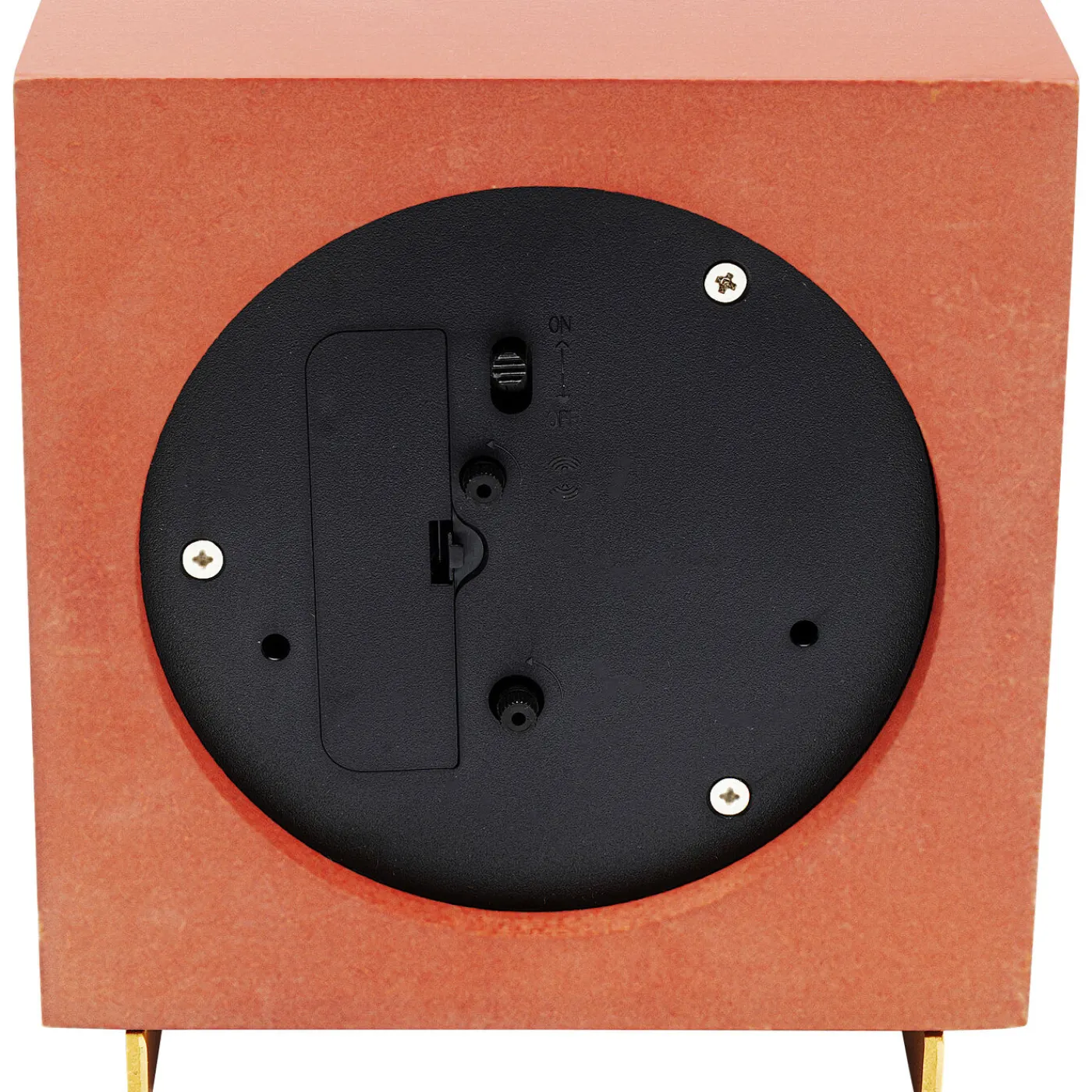 KARE Design Reveil Kian Rouge 12X13Cm