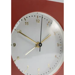 KARE Design Reveil Kian Rouge 12X13Cm