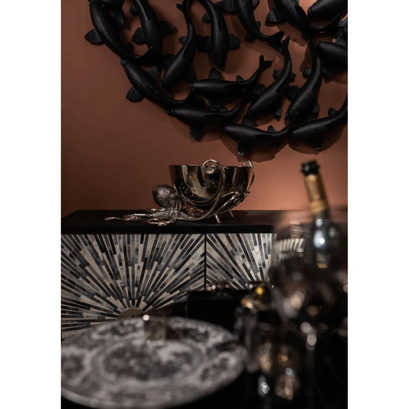 KARE Design Seau À Champagne Octopus O 45Cm