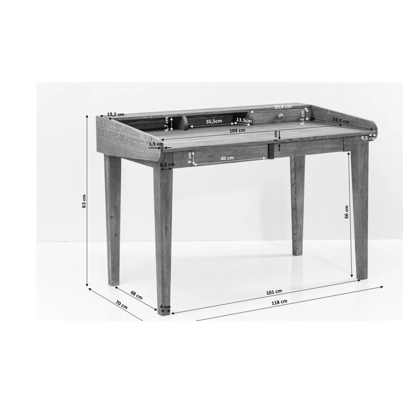 KARE Design Secretaire Authentico 118X70Cm