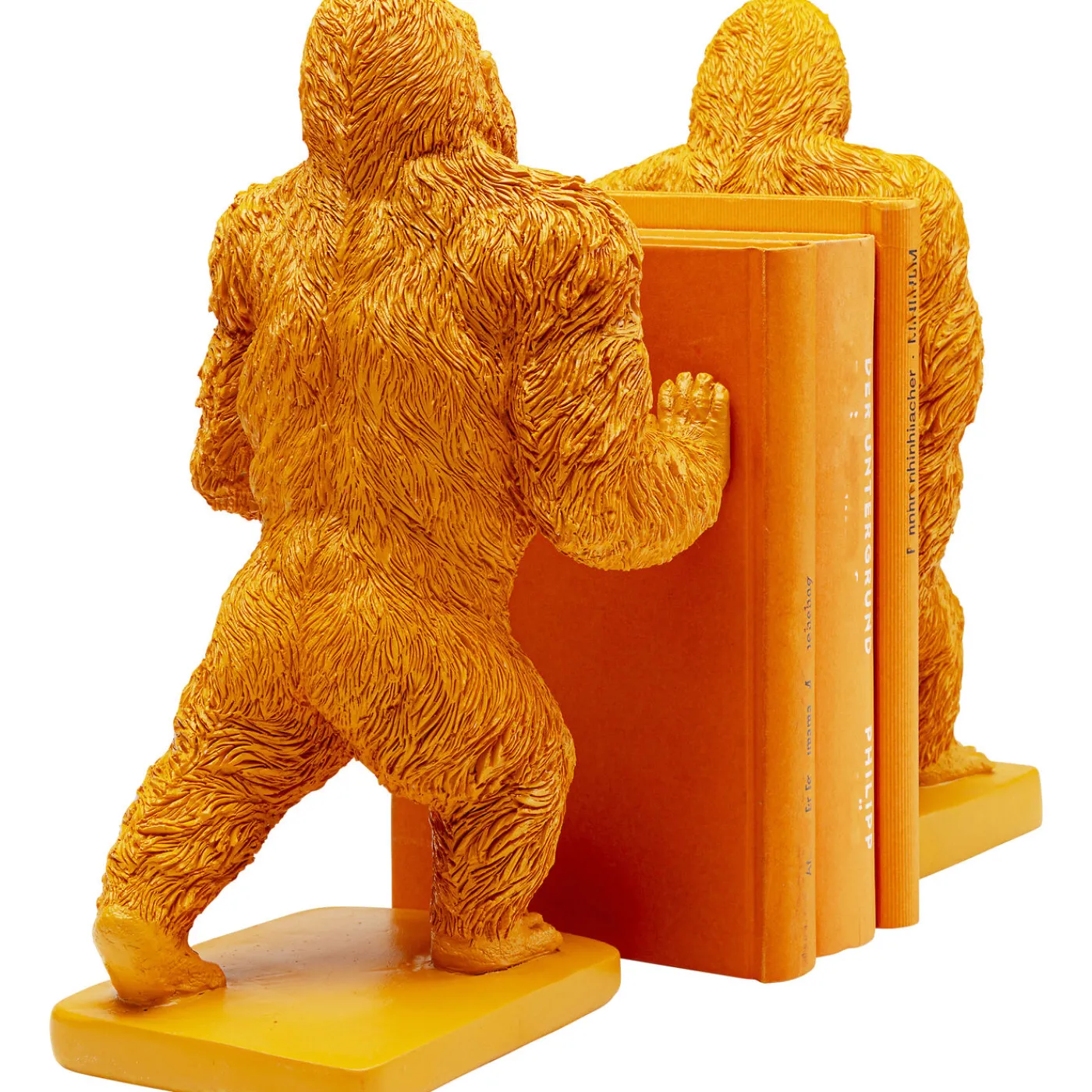 KARE Design Serre-Livres Gorilla Orange (2/Set)