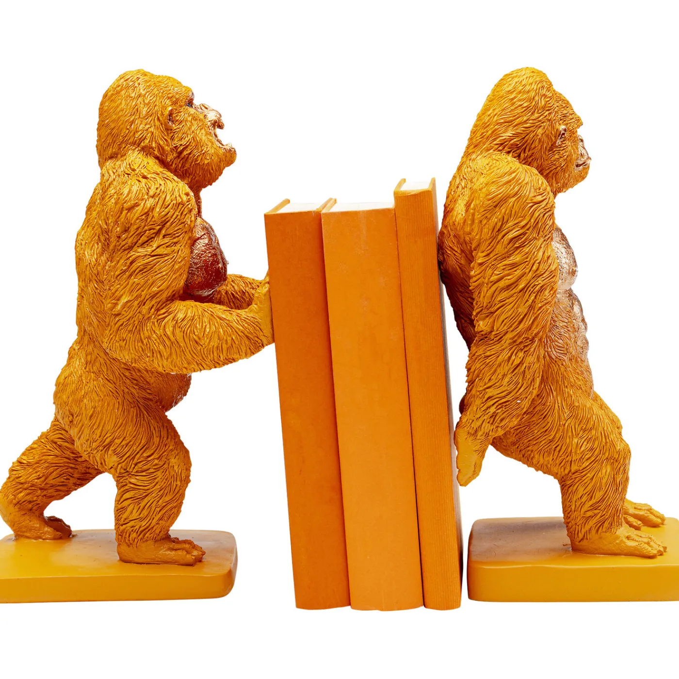 KARE Design Serre-Livres Gorilla Orange (2/Set)