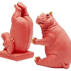 KARE Design Serre-Livres Hippo Fuchsia (2/Set)