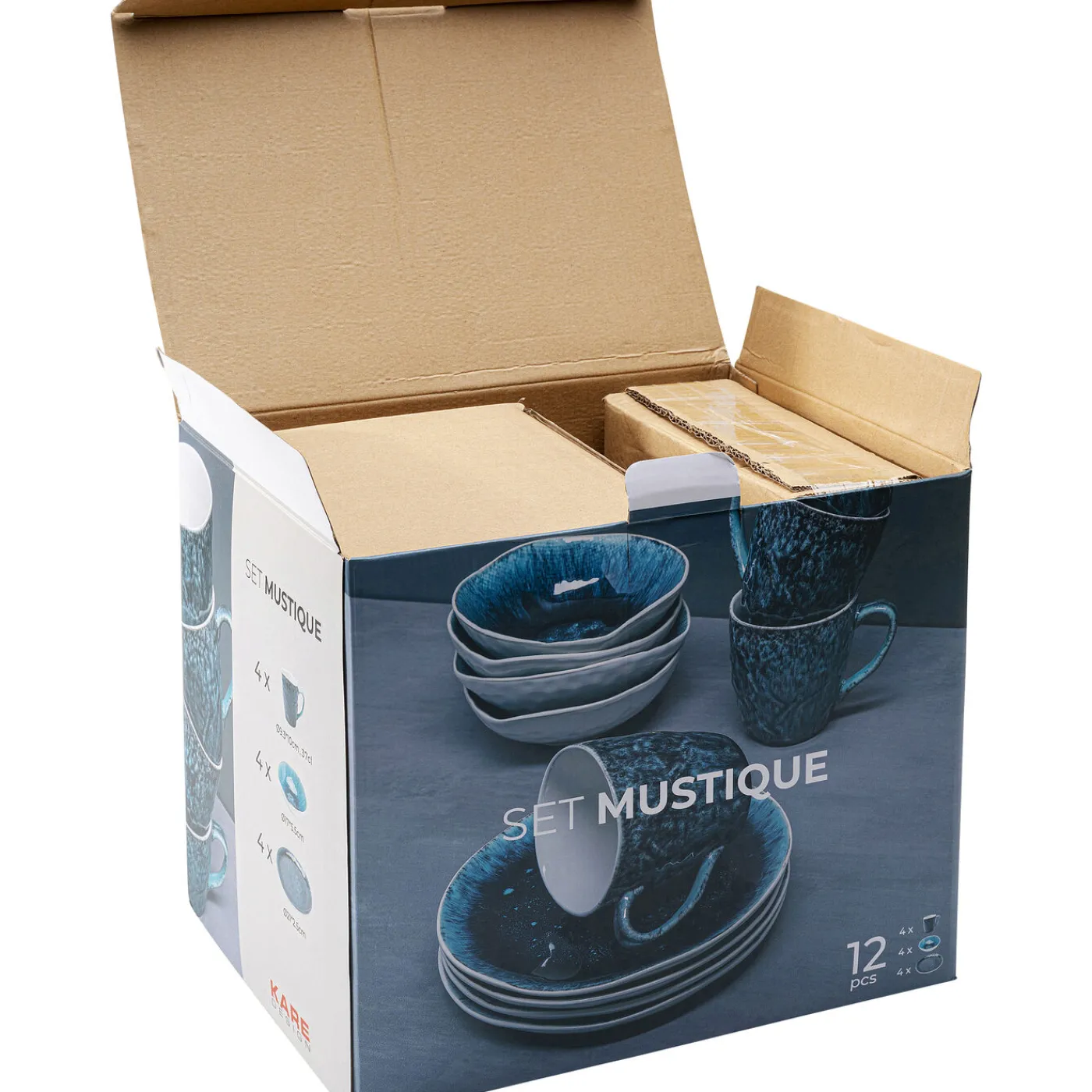 KARE Design Set De Petit-Dejeuner Mustique (12/Pcs)