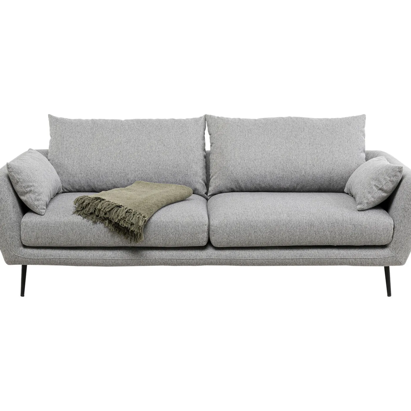 KARE Design Sofa Amalfi 2-Places Gris 219Cm
