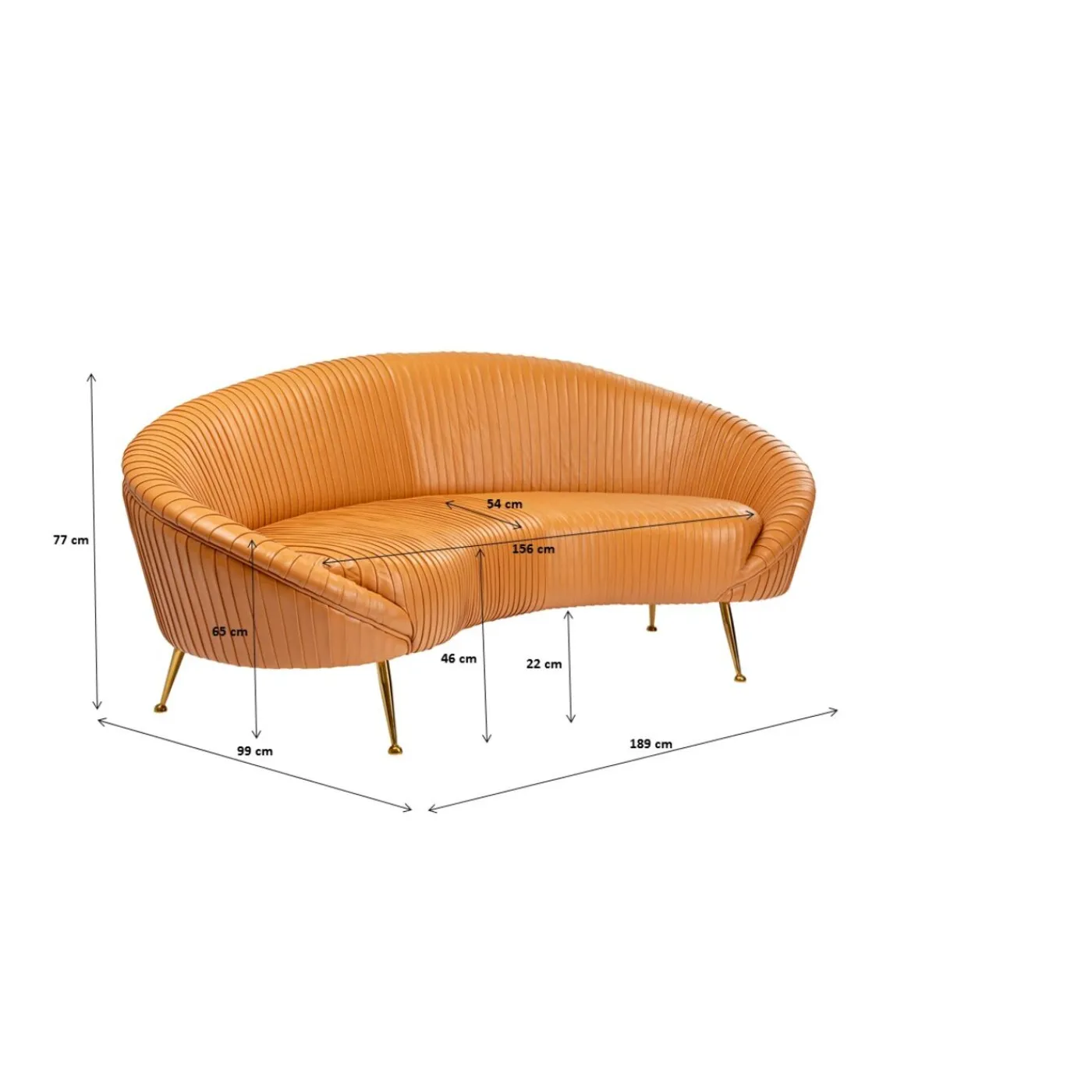 KARE Design Sofa Bonita 3-Places