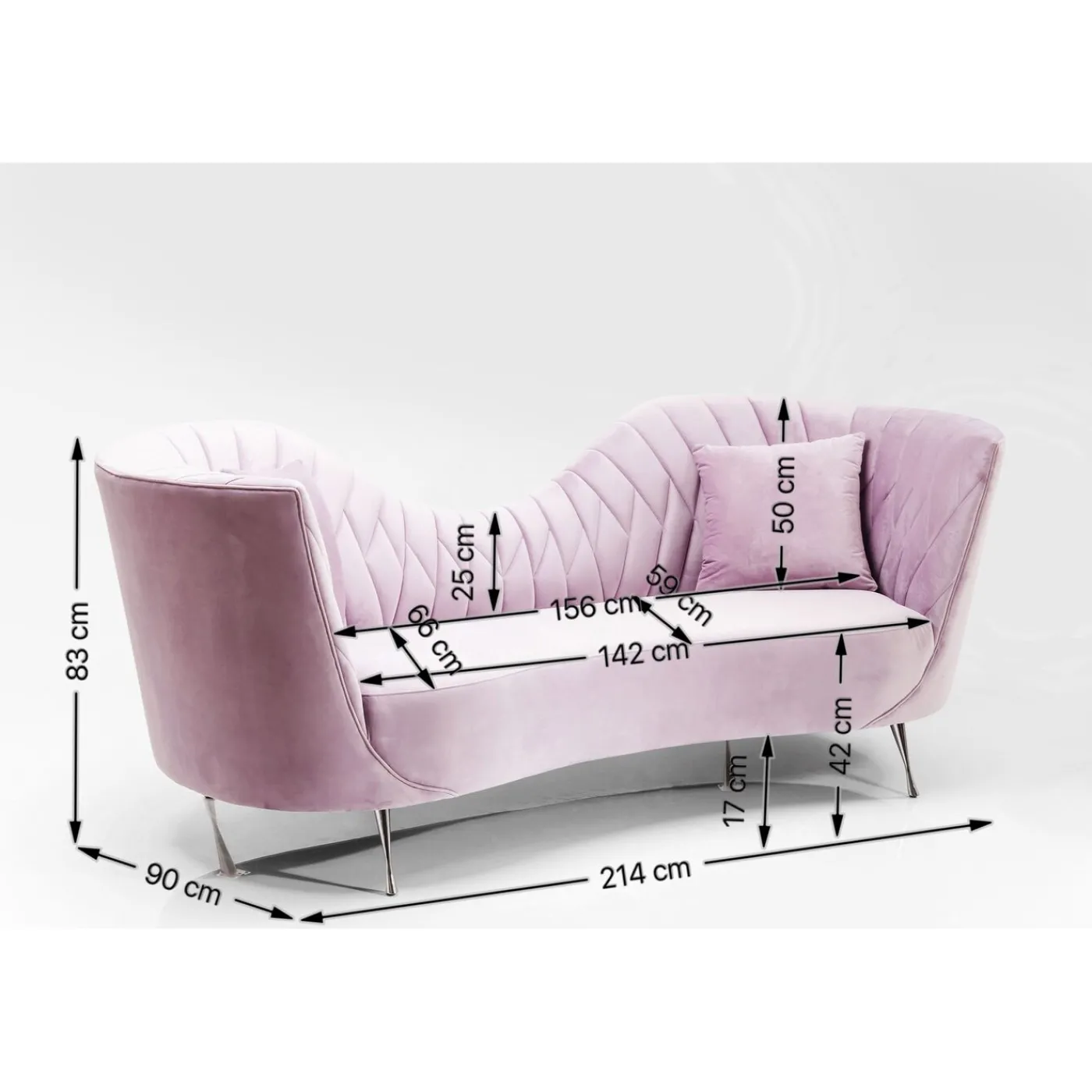 KARE Design Sofa Cabaret 3-Places