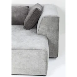KARE Design Sofa Infinity Meridienne Droite Gris