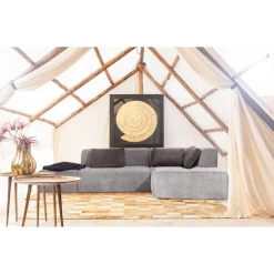 KARE Design Sofa Infinity Meridienne Droite Gris