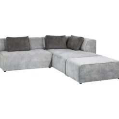 KARE Design Sofa Infinity Meridienne Droite Gris