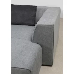KARE Design Sofa Infinity Meridienne Droite Gris