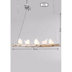 KARE Design Suspension Animal Dining Birds 120Cm