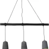 KARE Design Suspension Dining Concrete Noir Tre