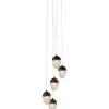 KARE Design Suspension Frozen 5 Noir Mat O35Cm