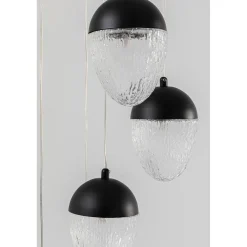 KARE Design Suspension Frozen 5 Noir Mat O35Cm