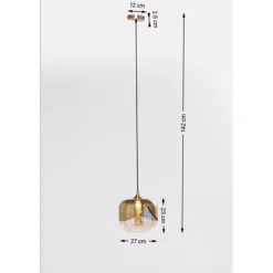 KARE Design Suspension Golden Goblet O25Cm