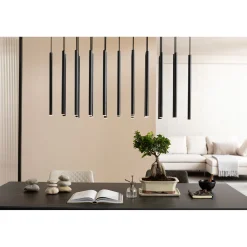 KARE Design Suspension Living Vegas Noir Mat Led 120Cm