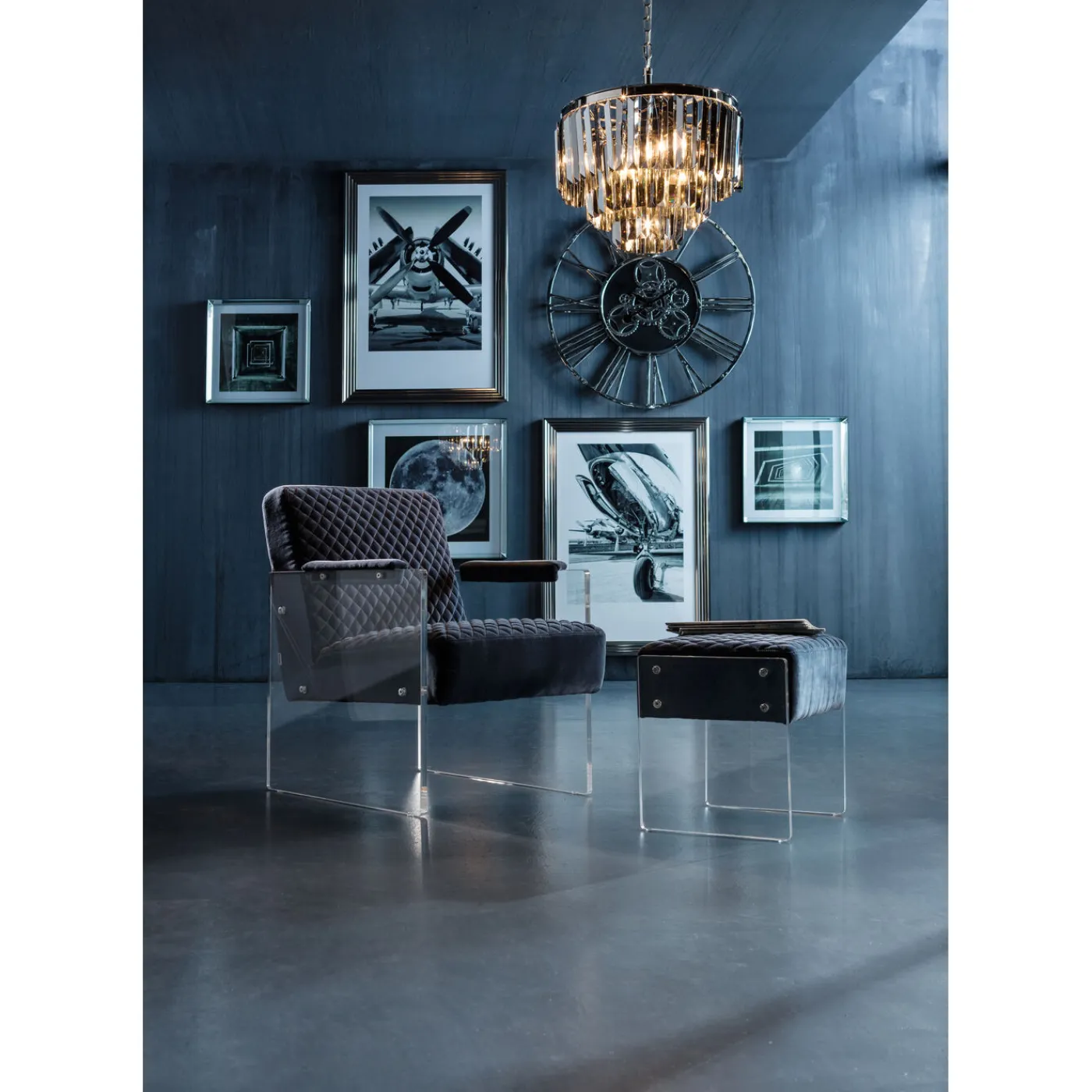 KARE Design Suspension Ronde Smoky Lounge