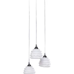 KARE Design Suspension Ruffle Blanc O 37Cm