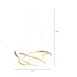KARE Design Suspension Saturn Led Dore Gm