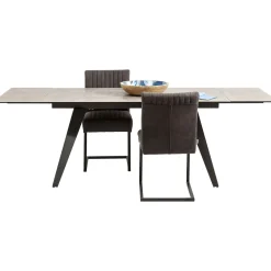KARE Design Table A Rallonges Amsterdam Fonce 160/40+40)X90Cm