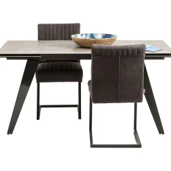 KARE Design Table A Rallonges Amsterdam Fonce 160/40+40)X90Cm
