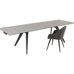 KARE Design Table A Rallonges Amsterdam Fonce 200/45+45)X100Cm