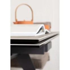 KARE Design Table A Rallonges Amsterdam Fonce 200/45+45)X100Cm