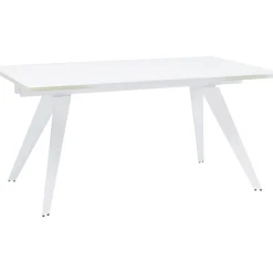 KARE Design Table A Rallonges Amsterdam Blanc 160(40X40)X90