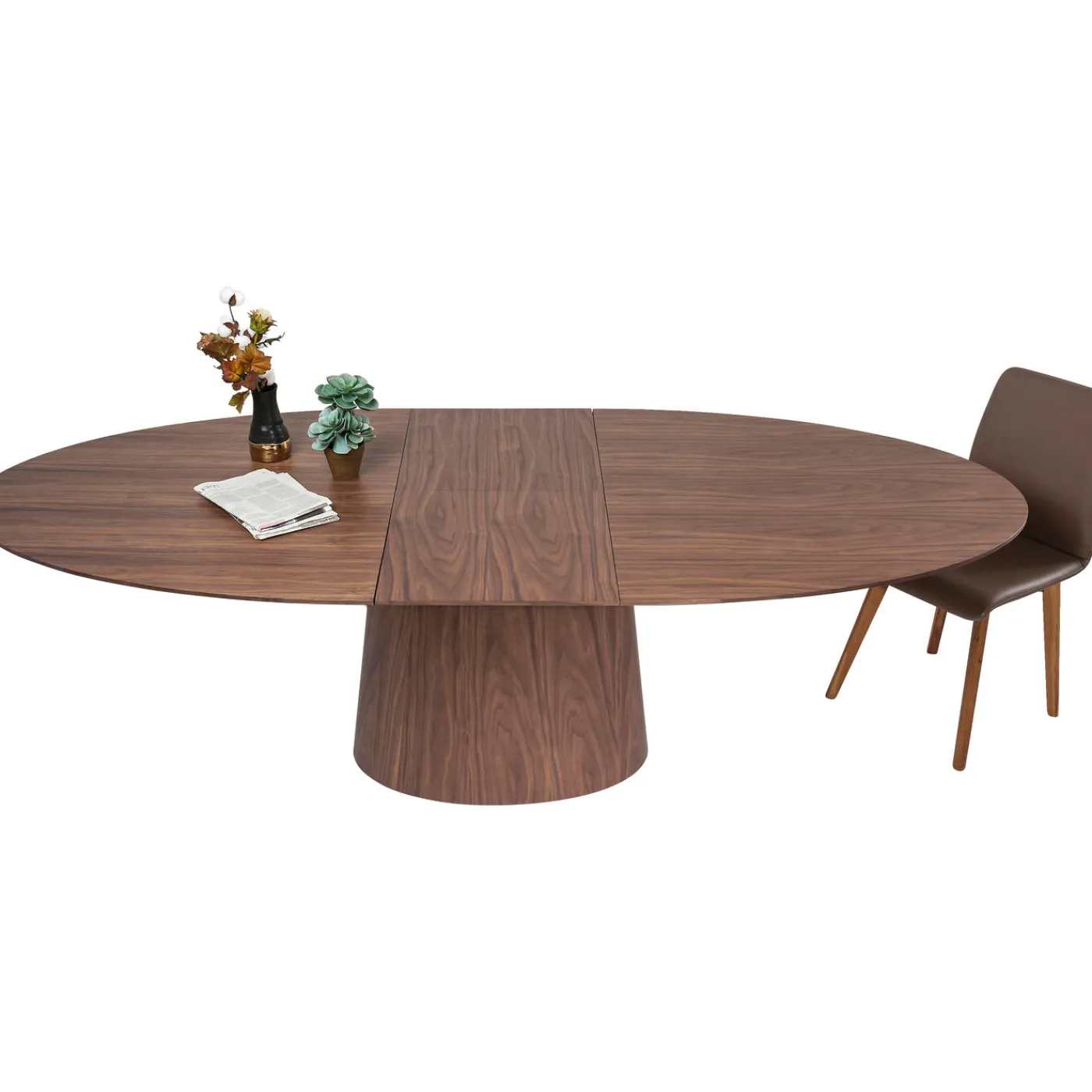 KARE Design Table A Rallonges Benvenuto Noyer 200(