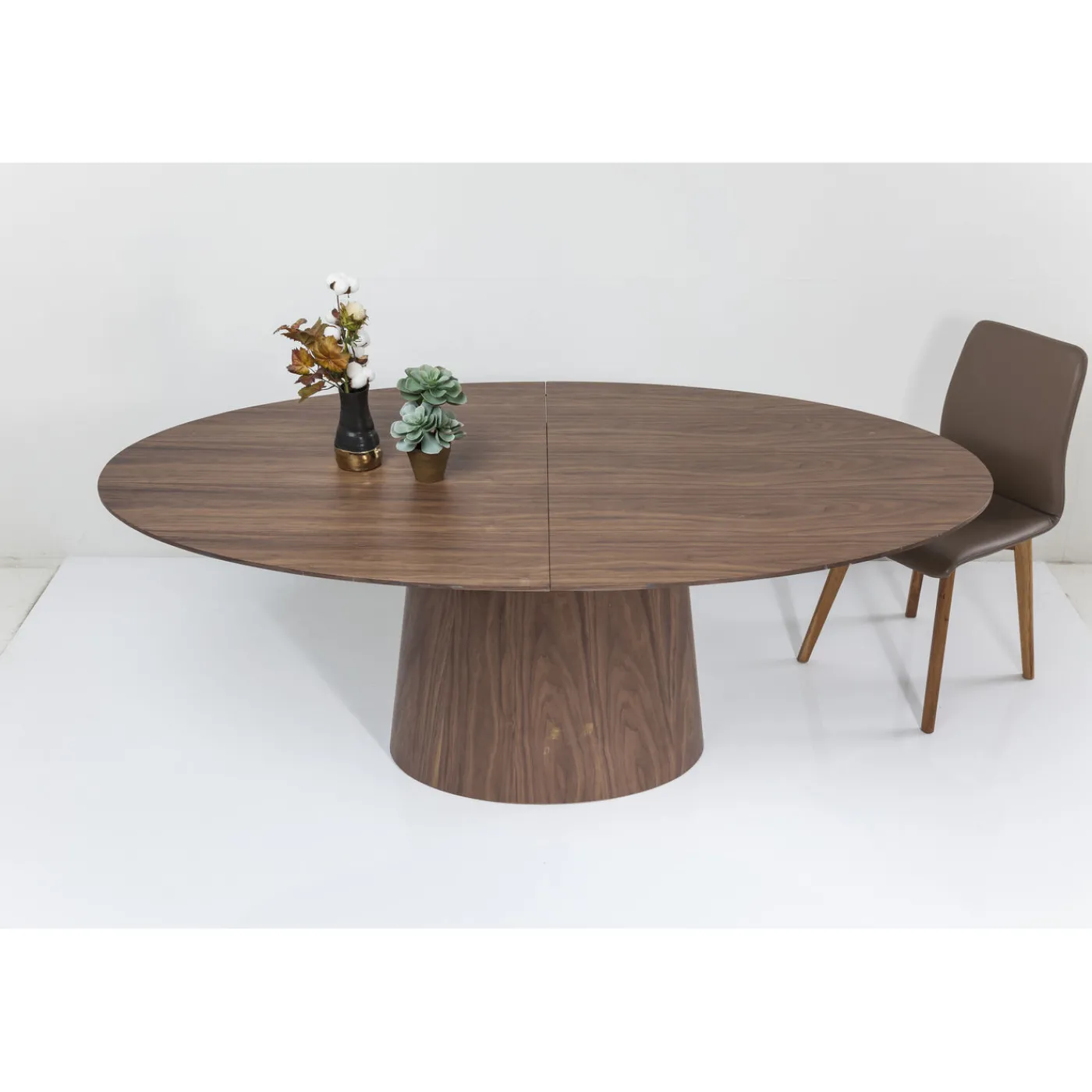 KARE Design Table A Rallonges Benvenuto Noyer 200(