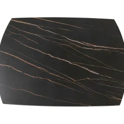 KARE Design Table A Rallonges Twist Noir 120(30+30)X90Cm