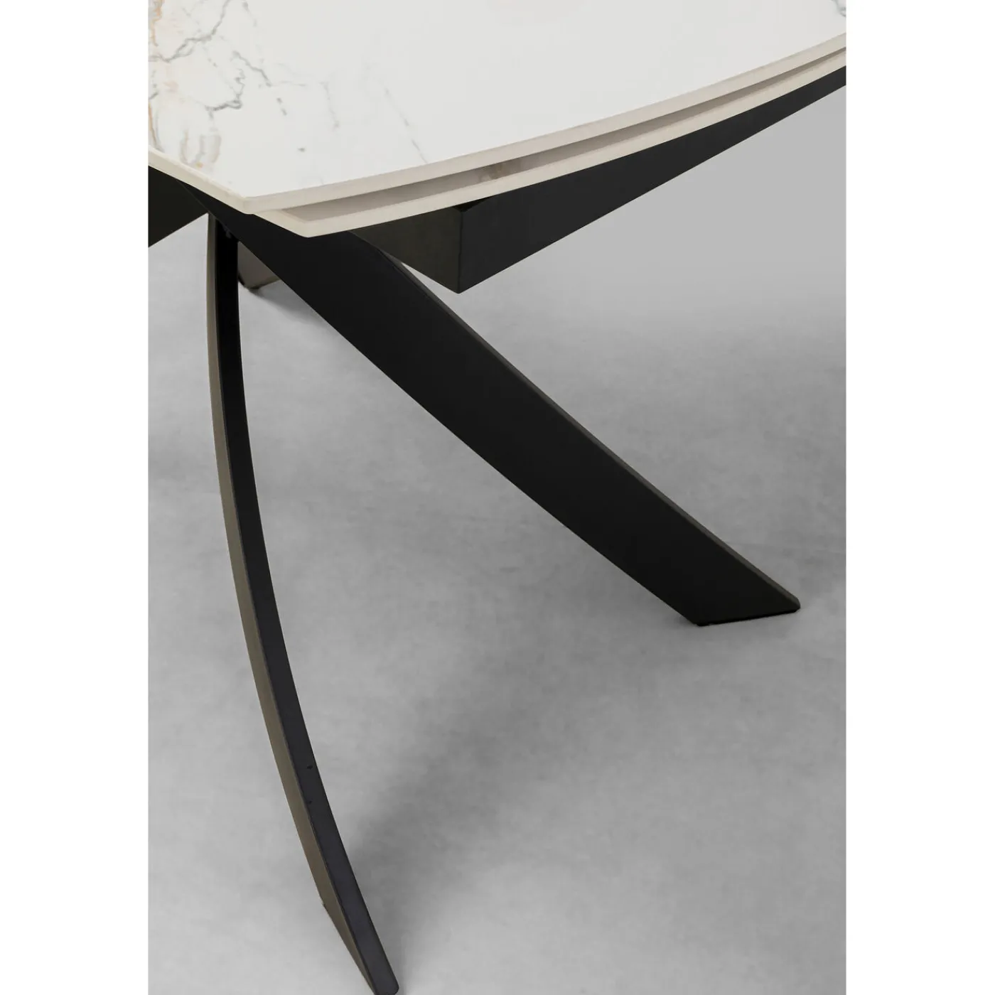 KARE Design Table A Rallonges Twist Onyx 120(30+30)X90Cm