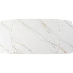 KARE Design Table A Rallonges Twist Onyx 120(30+30)X90Cm