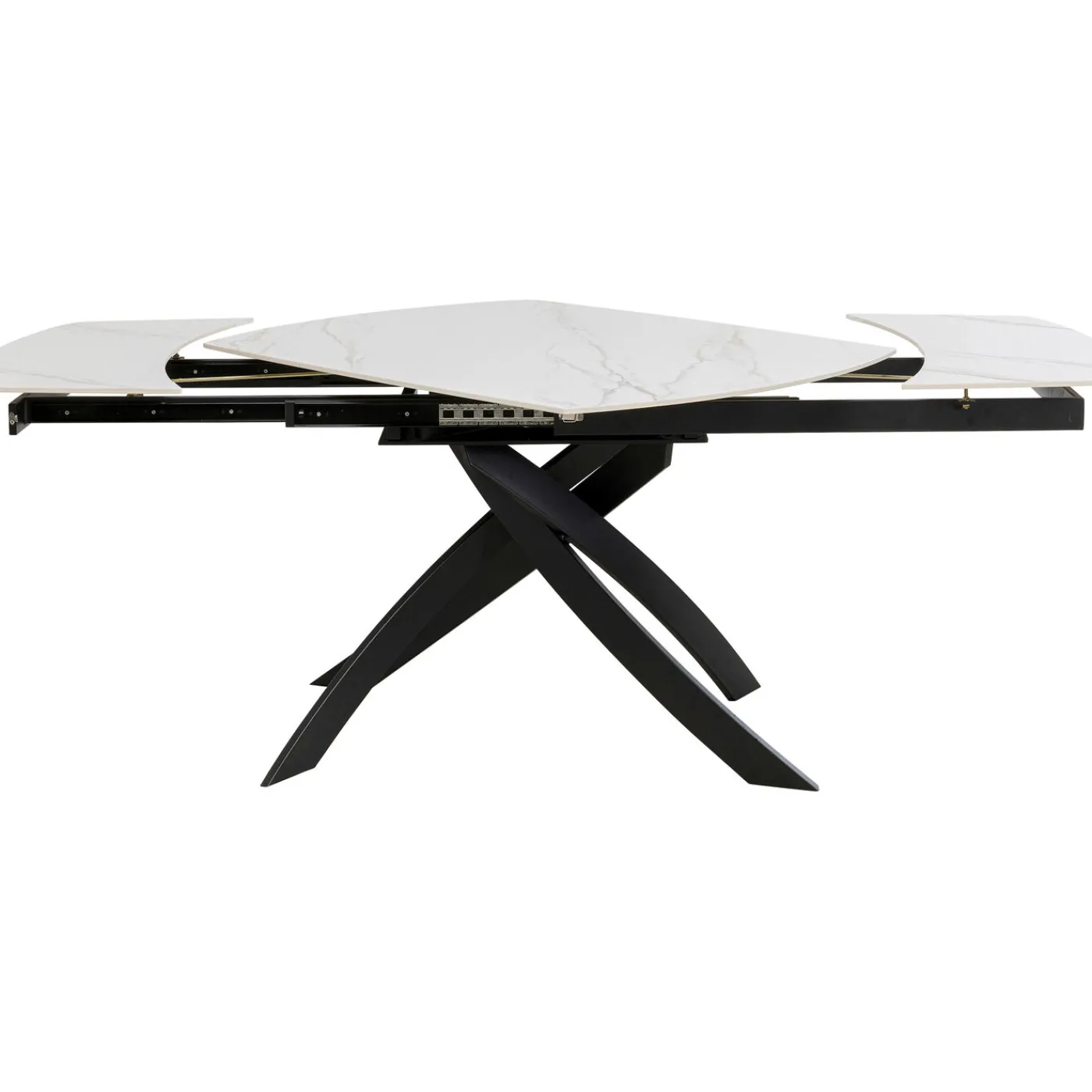 KARE Design Table A Rallonges Twist Onyx 120(30+30)X90Cm