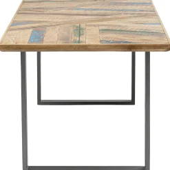 KARE Design Table Abstract Acier Brut 180X90