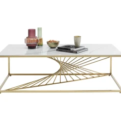 KARE Design Table Basse Art Marble Verre 140X70Cm