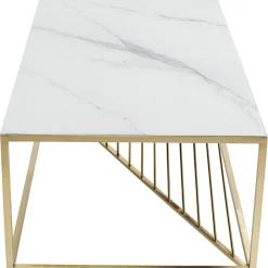 KARE Design Table Basse Art Marble Verre 140X70Cm