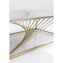KARE Design Table Basse Art Marble Verre 140X70Cm