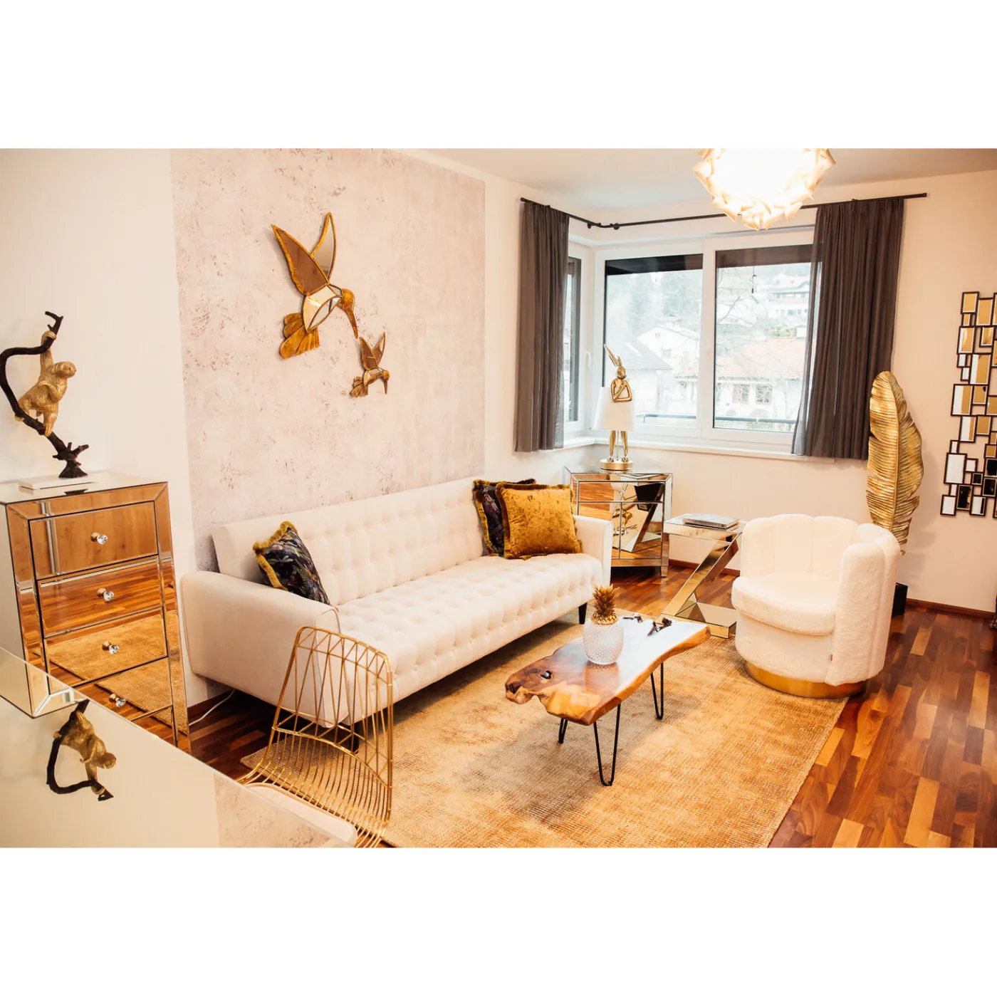 KARE Design Table Basse Aspen Nature 106X41