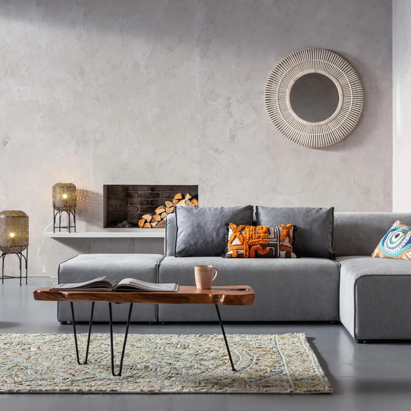 KARE Design Table Basse Aspen Nature 106X41