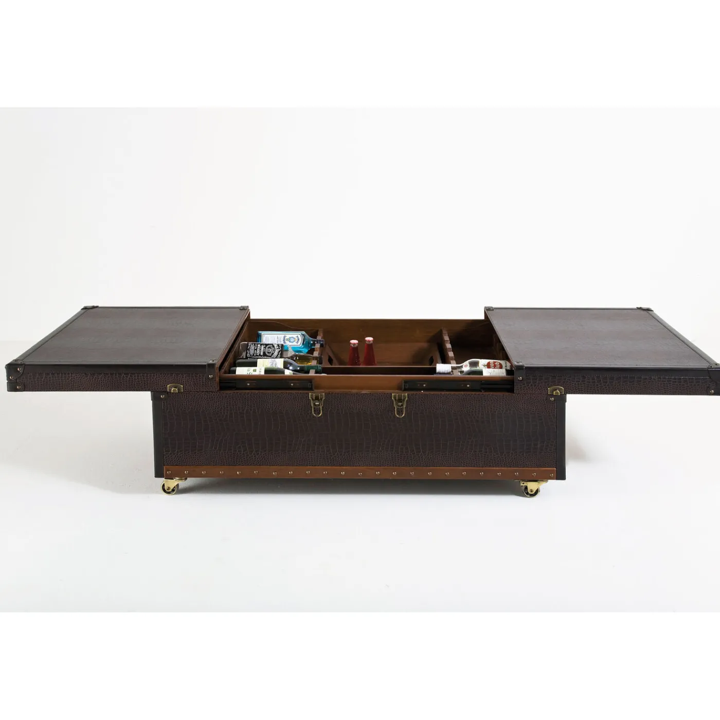 KARE Design Table Basse Bar Globetrotter 120X75Cm