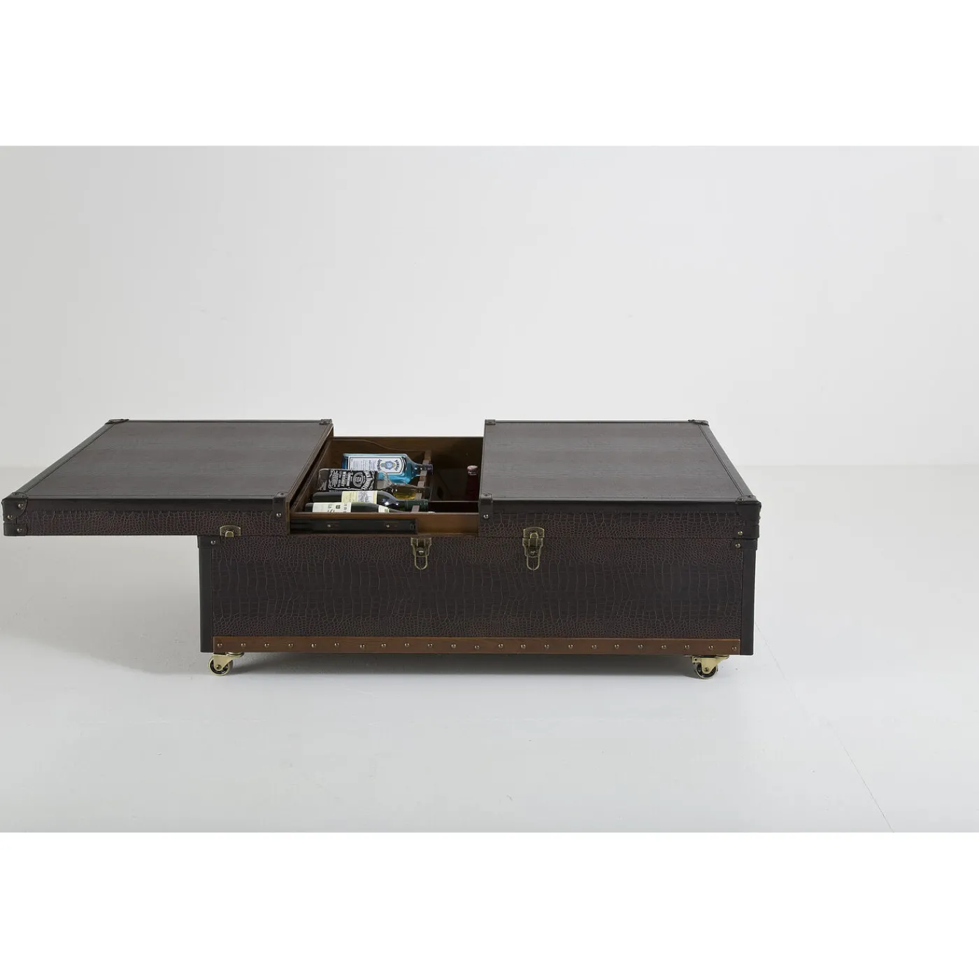 KARE Design Table Basse Bar Globetrotter 120X75Cm