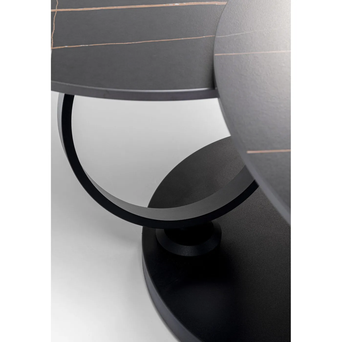 KARE Design Table Basse Beverly Noir 133X80Cm