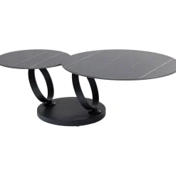 KARE Design Table Basse Beverly Noir 133X80Cm