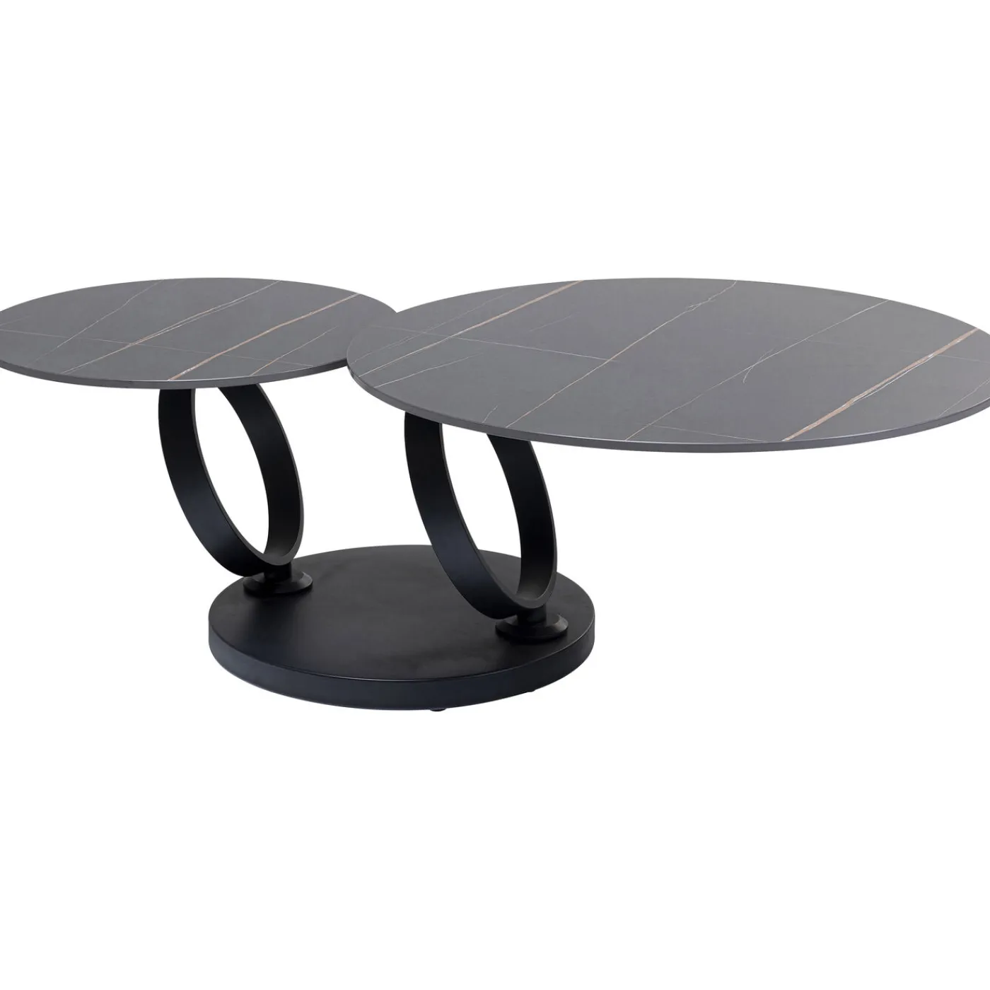KARE Design Table Basse Beverly Noir 133X80Cm
