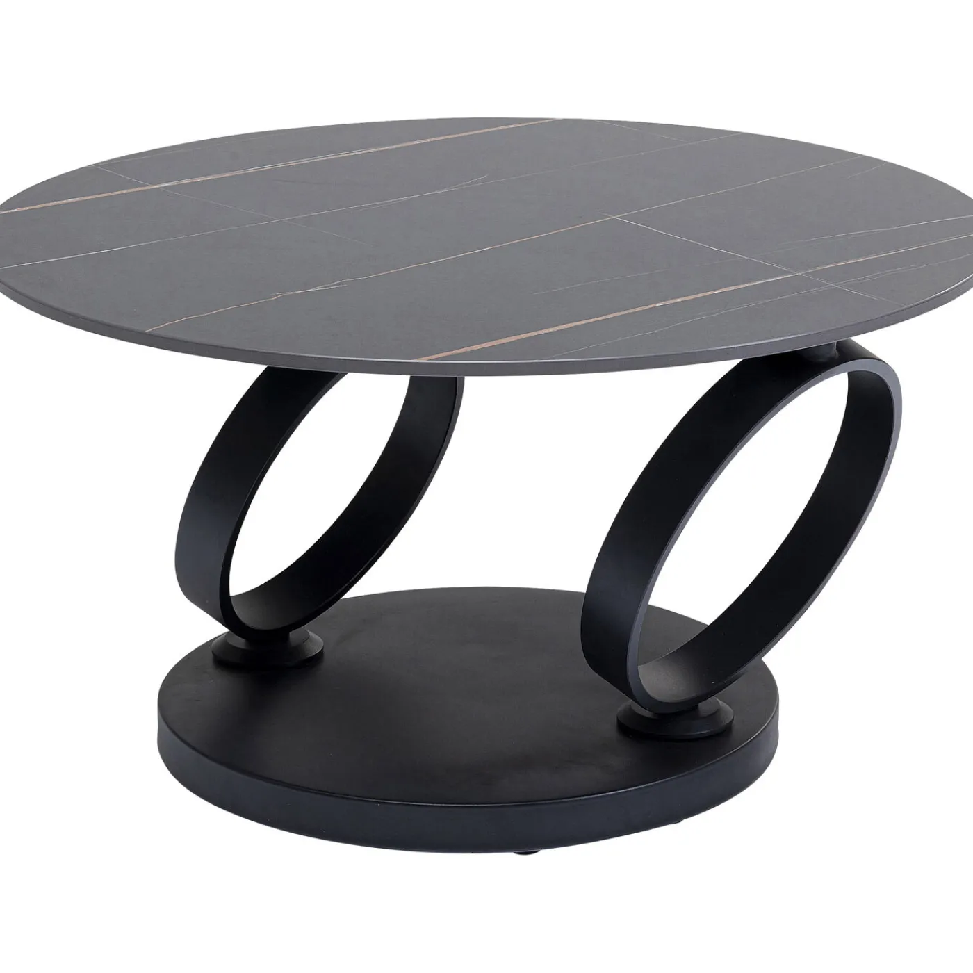 KARE Design Table Basse Beverly Noir 133X80Cm