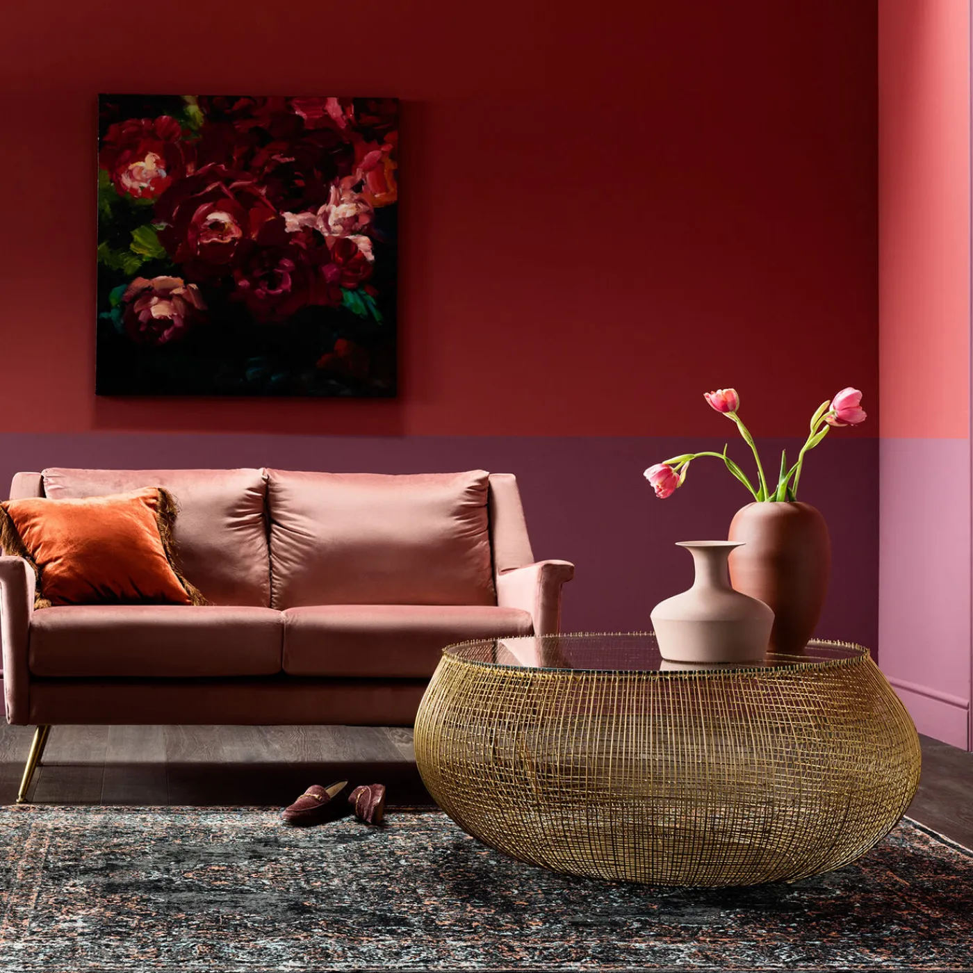 KARE Design Table Basse Cesta Gold